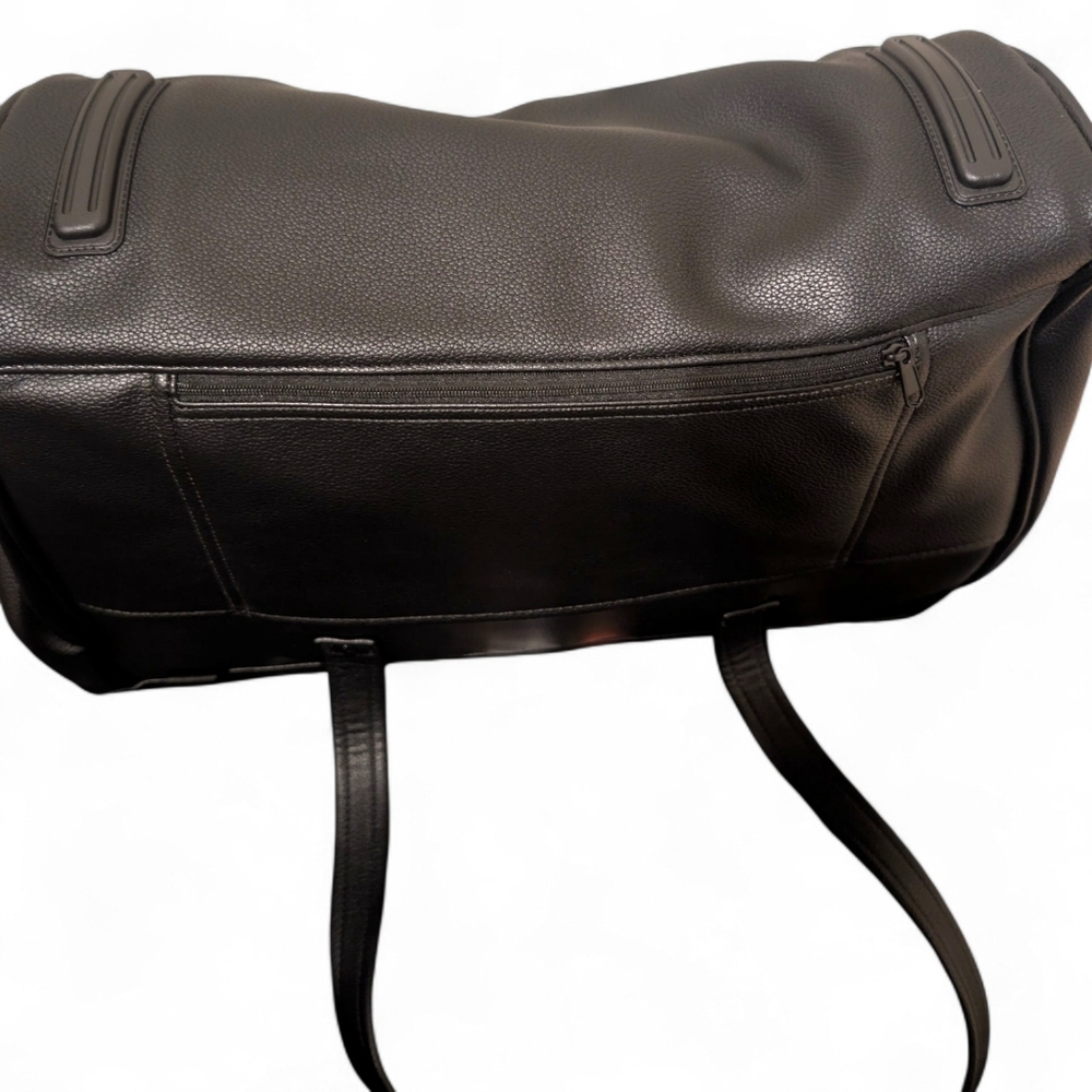 👜 Portland Gear Cascade Tote Black Leather NWT Portlandia Laptop Bag - Picture 5 of 10